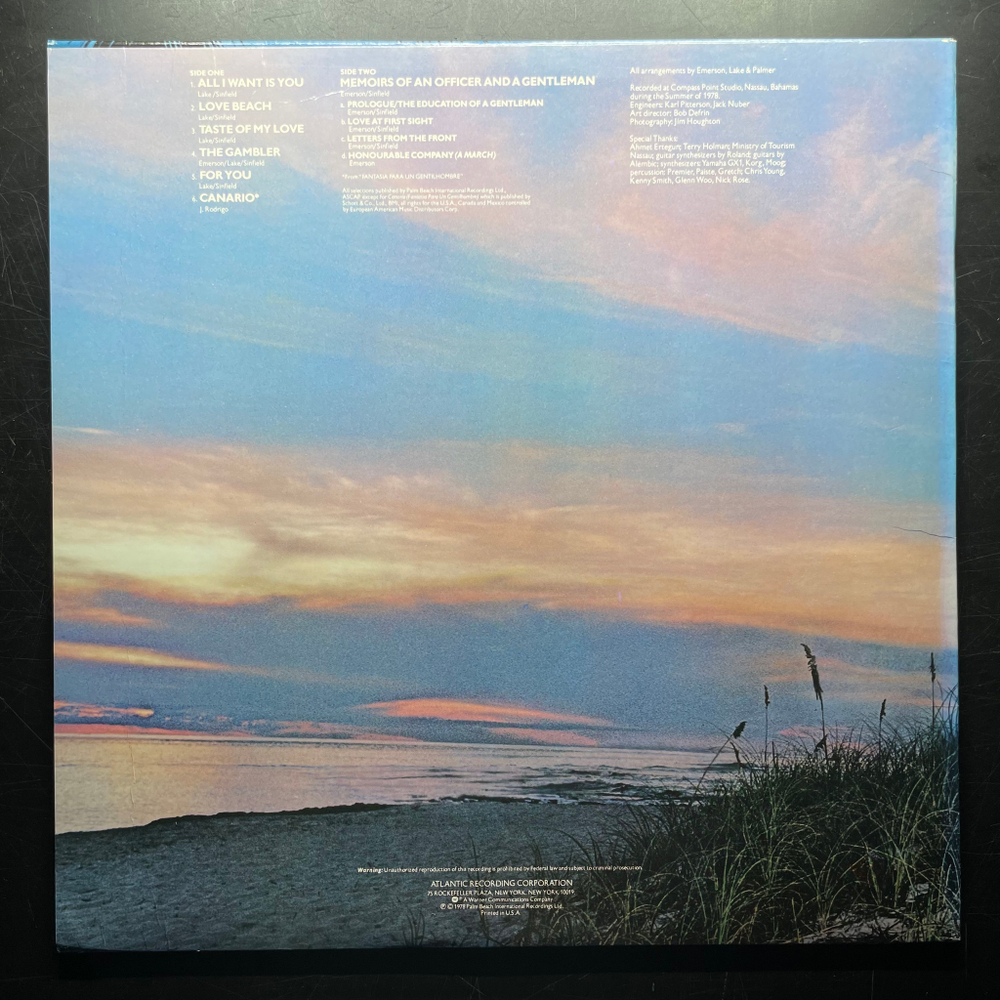 Emerson, Lake & Palmer ‎– Love Beach (США 1978г.)