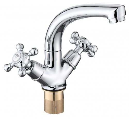 130112 Смеситель 2-руч. пов. для раковины ViEiR (10/1шт)