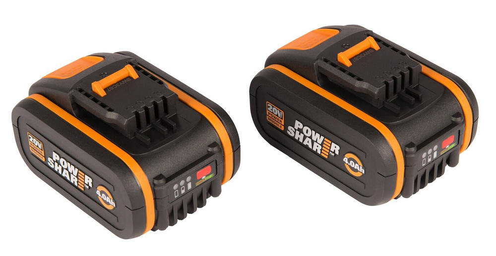 Комплект WORX WA3553.2: 2 аккумулятора WORX WA3553