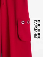 Штаны для девочки карго с карманами