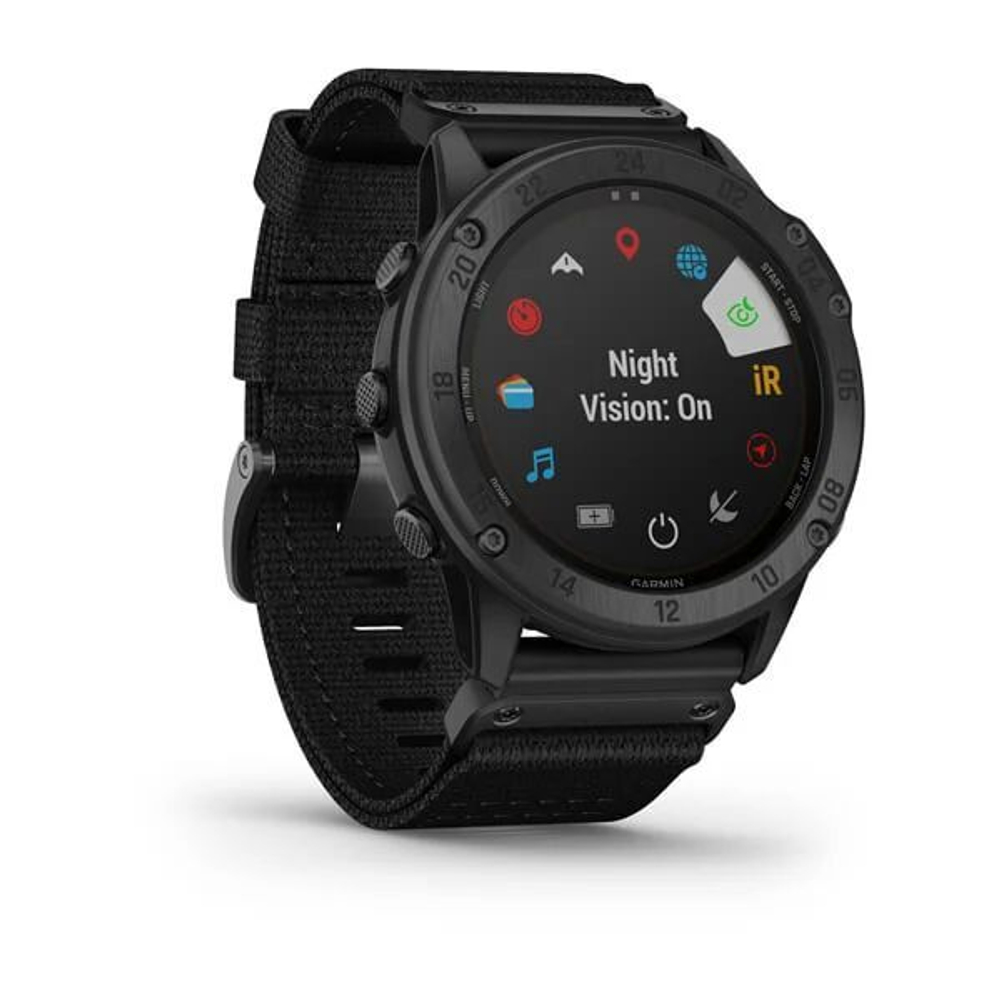 Смарт-часы GARMIN  TACTIX DELTA Solar черный DLC с нейлоновым ремешком, 010-02357-11