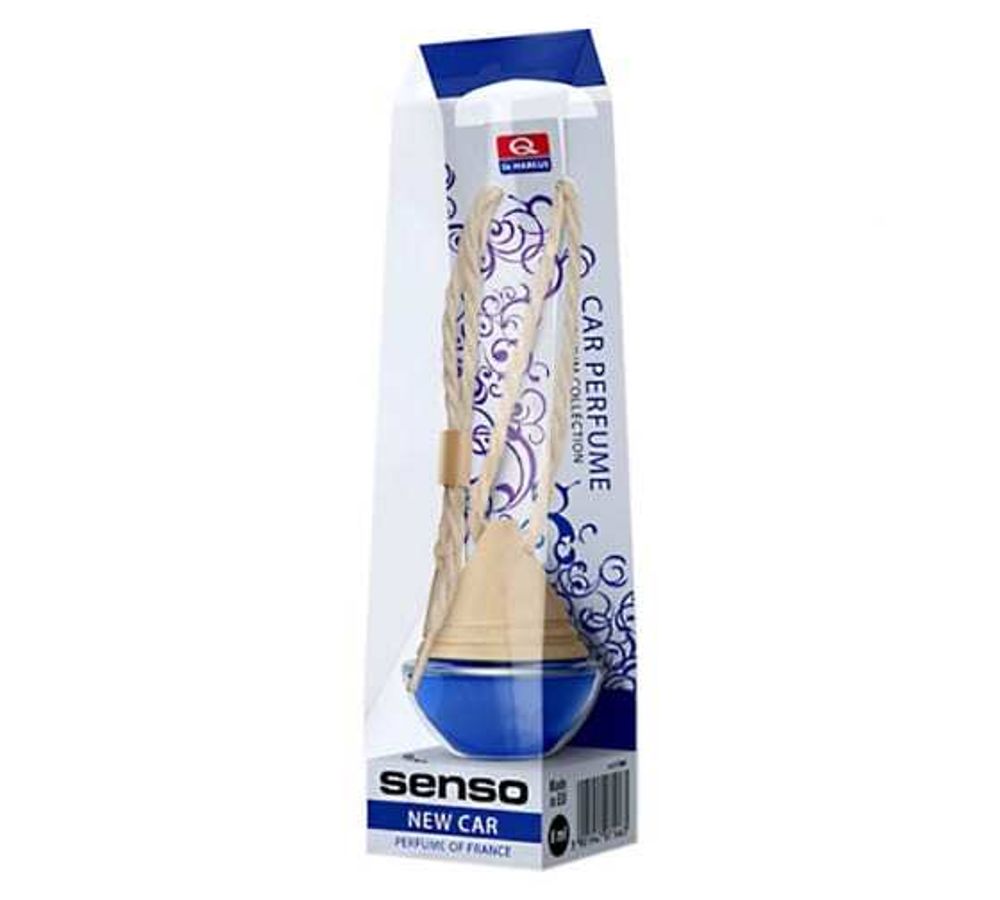 АРОМАТИЗАТОР С ПОДВЕСКОЙ DR.MARCUS SENSO WOOD NEW CAR 8ML