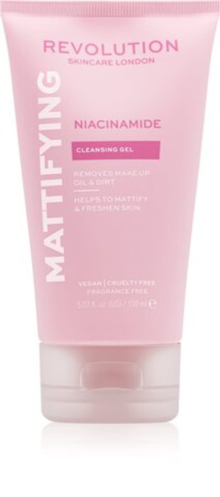 Revolution Skincare Niacinamide Mattify - матирующий очищающий гель /   150  ml  / GTIN 5057566263481