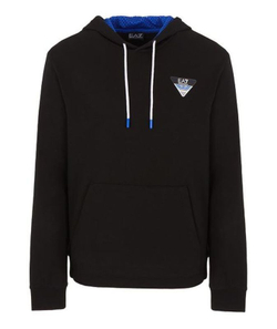 Мужская теннисная кофта EA7 Man Jersey Sweatshirt - черный