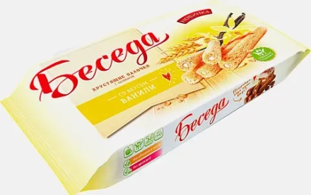 Палочки хрустящие со вкусом ванили Беседа 180г
