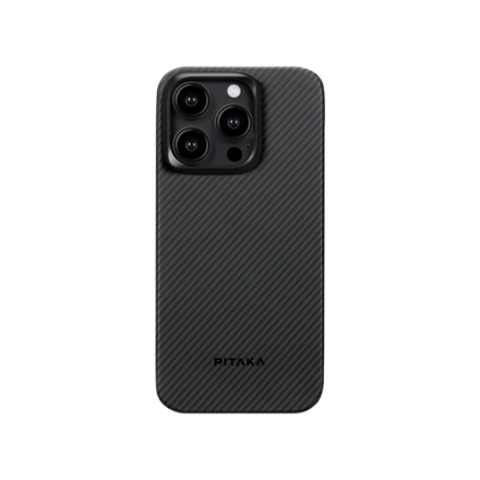 Чехол Pitaka MagEZ Case 4 для iPhone 15 Pro 600D Black/Grey (Twill)