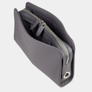 Сумка Emilie из кожи теленка, фиолетового цвета