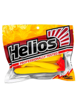 Виброхвост Helios Jumbo 4,95"/12.5 см White RT 5шт. (HS-7/1-003)