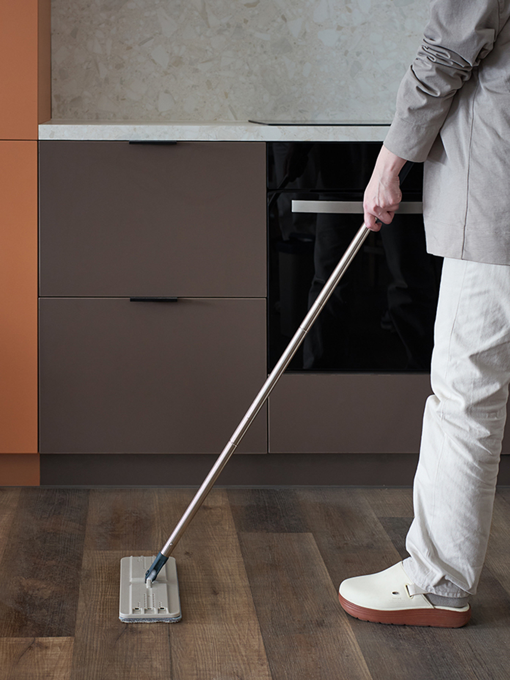 Сменная насадка для швабры с ведром cleanup, прямоугольная