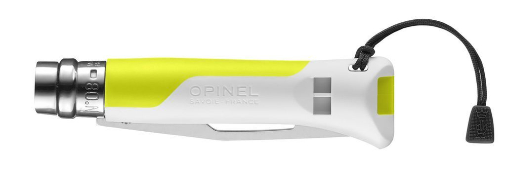 Нож Opinel №08 FLUO YELLOW желтый