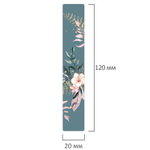 Закладки для книг МАГНИТНЫЕ "TROPICS" набор 12 шт. 60x20 мм BRAUBERG (4 штуки в упаковке)