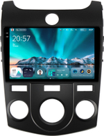 Магнитола для KIA Cerato 2 2008-2013 (кондиционер, рамка черная) - Teyes CC4 монитор 9.2" 2K QLED на Android 14, Snapdragon 680, DSP, CarPlay, 4G SIM-слот