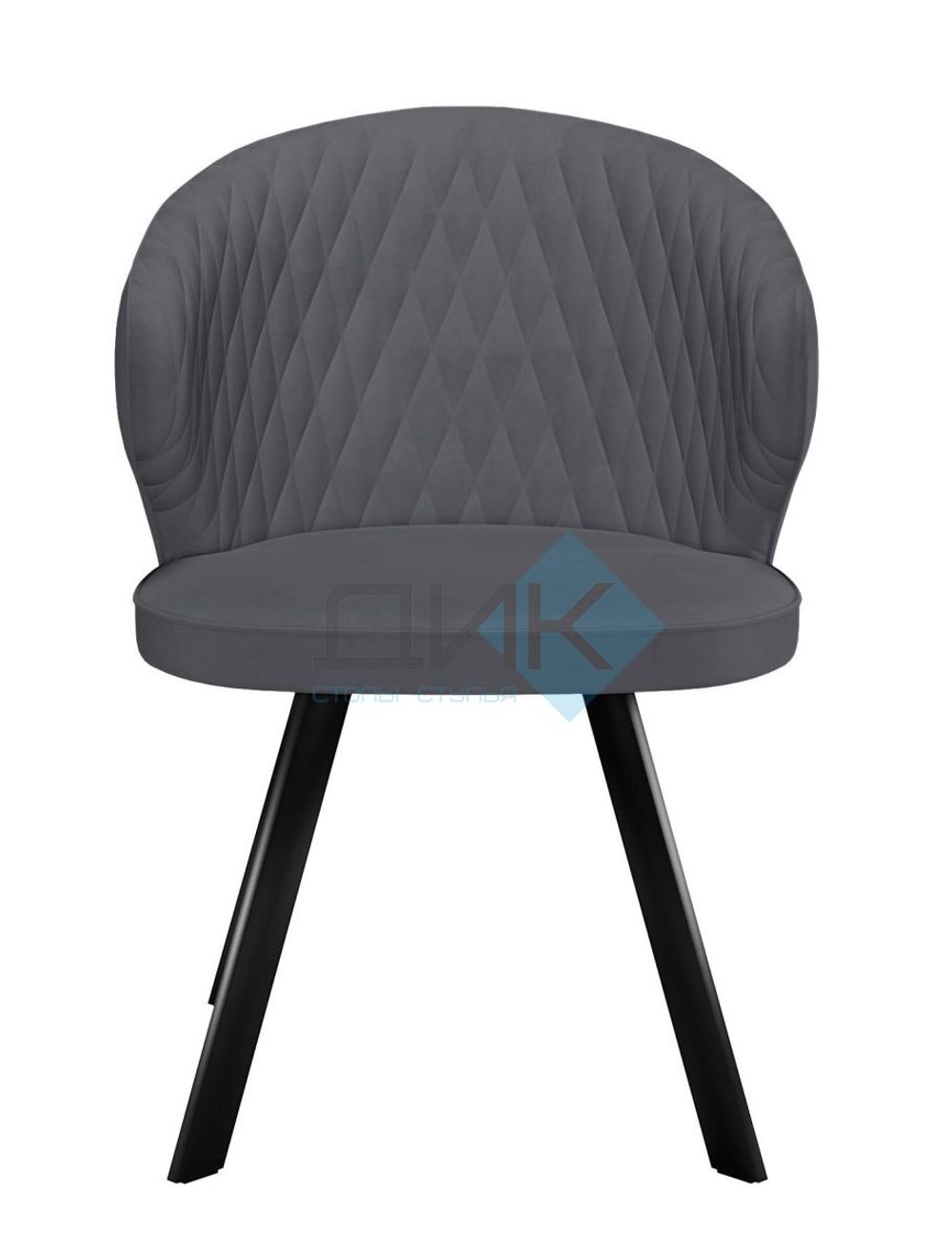 Стул DikLine 249 поворотный опоры чёрные