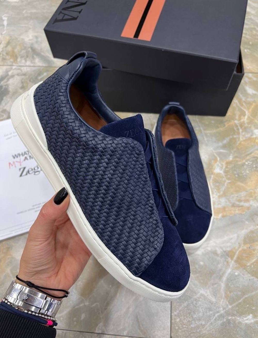 Кеды Zegna