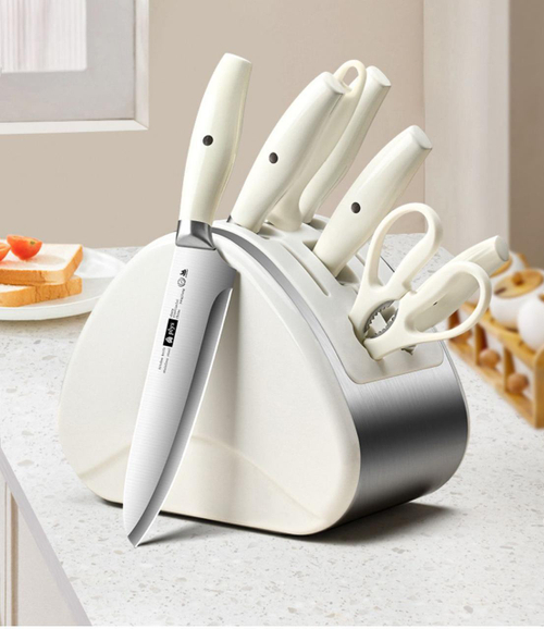 Премиальный набор кованых ножей с подставкой