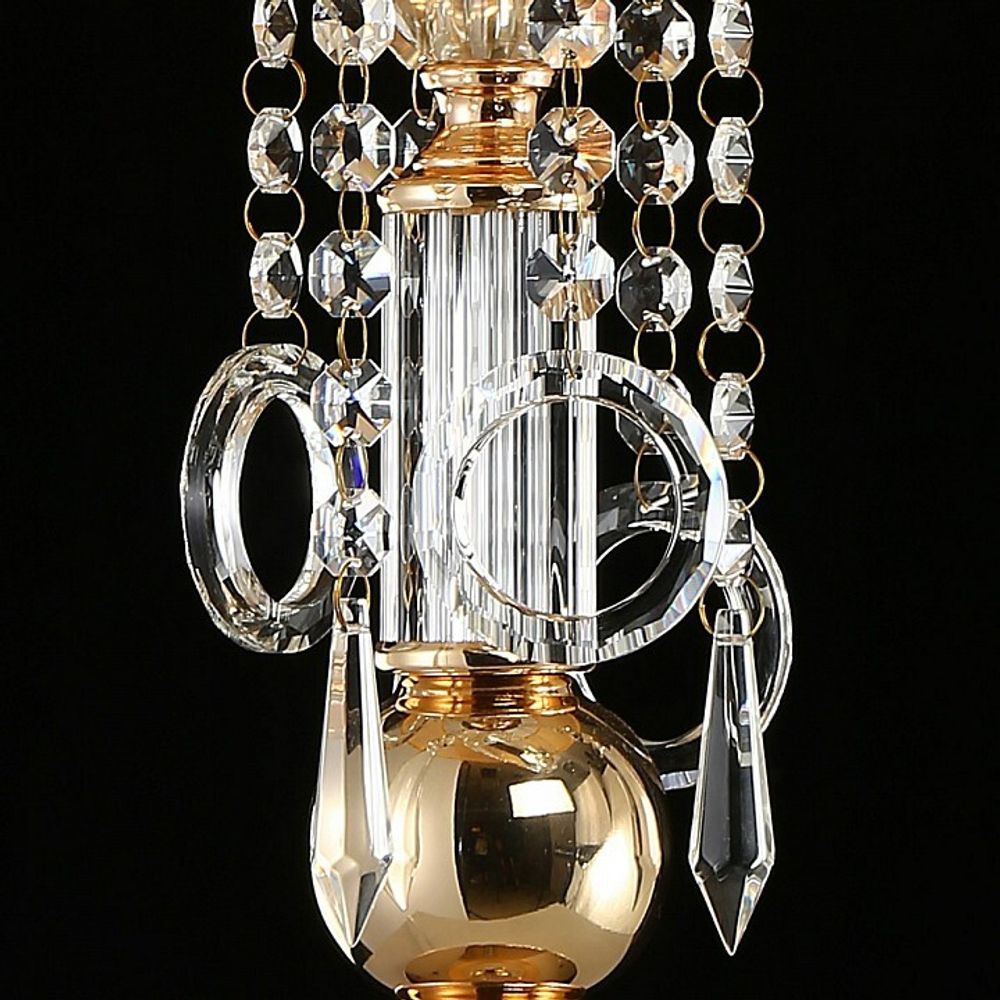 Настольная лампа декоративная ILLUMICO  IL6219-1T-27 GD