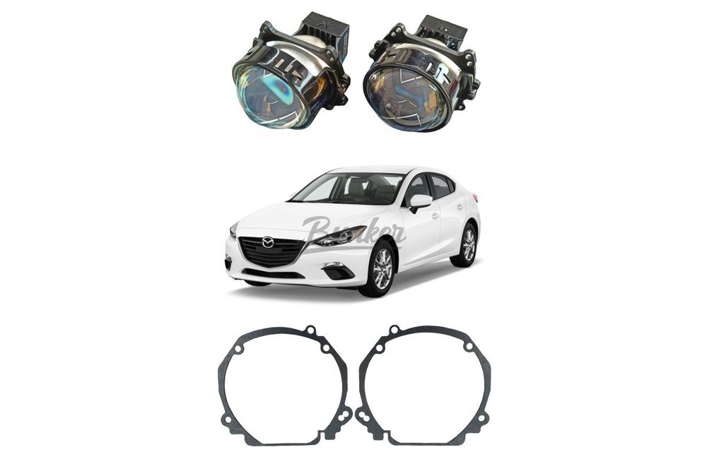 Комплект для замены штатных линз Mazda 3 BM 2013-2018 Тип №1