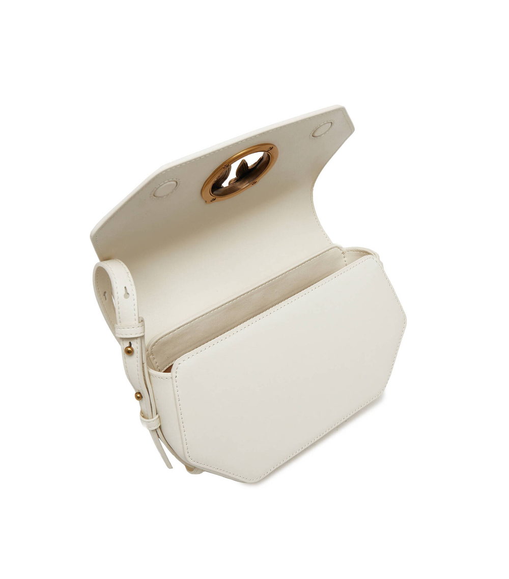 кожаная сумка через плечо love click exagon mini vitello Pinko - кремовый(100075 A0F1)