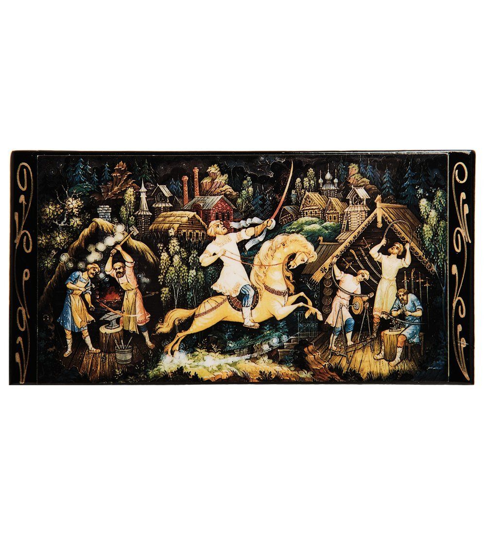 ШК-11/12-C Шкатулка-купюрница в технике декупаж (8х17х4)