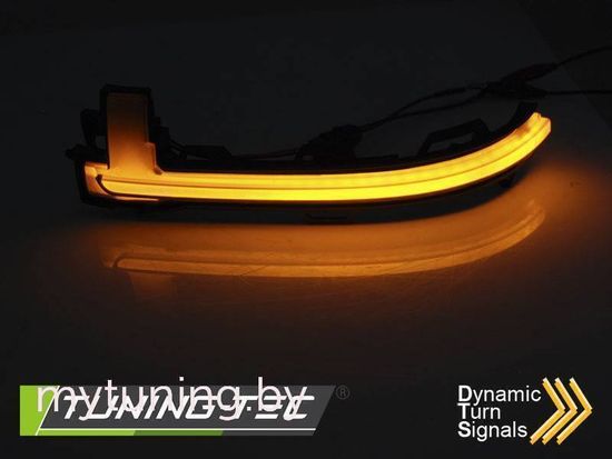 Повторители указателей поворота в зеркала для BMW X3 / X4 / X5 / X6 LED динамические темные