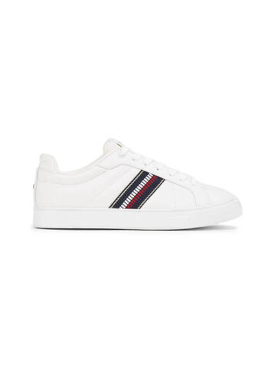 Кожаные кроссовки Tommy Hilfiger - белый(FW0FW08110)