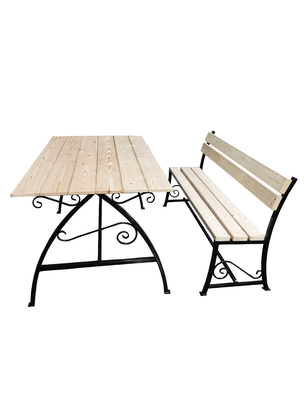 Набор мебели Garden Story Флора 1,5м 2уп (1уп стол, 1 уп две лавочки)