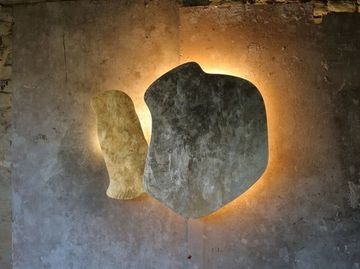 бра ya-ya wall lamp 2 ( gold + silver patinated )