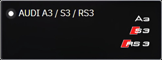 AUDI A3/S3/RS3