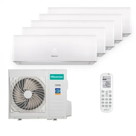 Мультисплит система на 5 комнат Hisense AMS-09UW4RVEDB00 x 5 / AMW5-42U4RTA