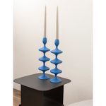 Подсвечник vivlend, 38 см, синий