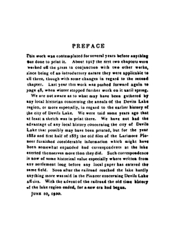 The Early History Of The Devils Lake Country | Сборник