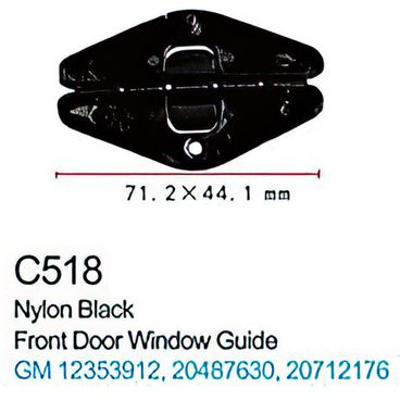 Клипса для крепления внутренней обшивки а/м GM пластиковая (100шт/уп.) Forsage клипса C0518( GM )