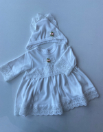 Платье с цветком  (Малышеево) интерлок Арт: 956 (Размер: 62)