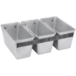 Хлебная форма Л-7 3-х секционная 34*22*11,5см, 2,010гр