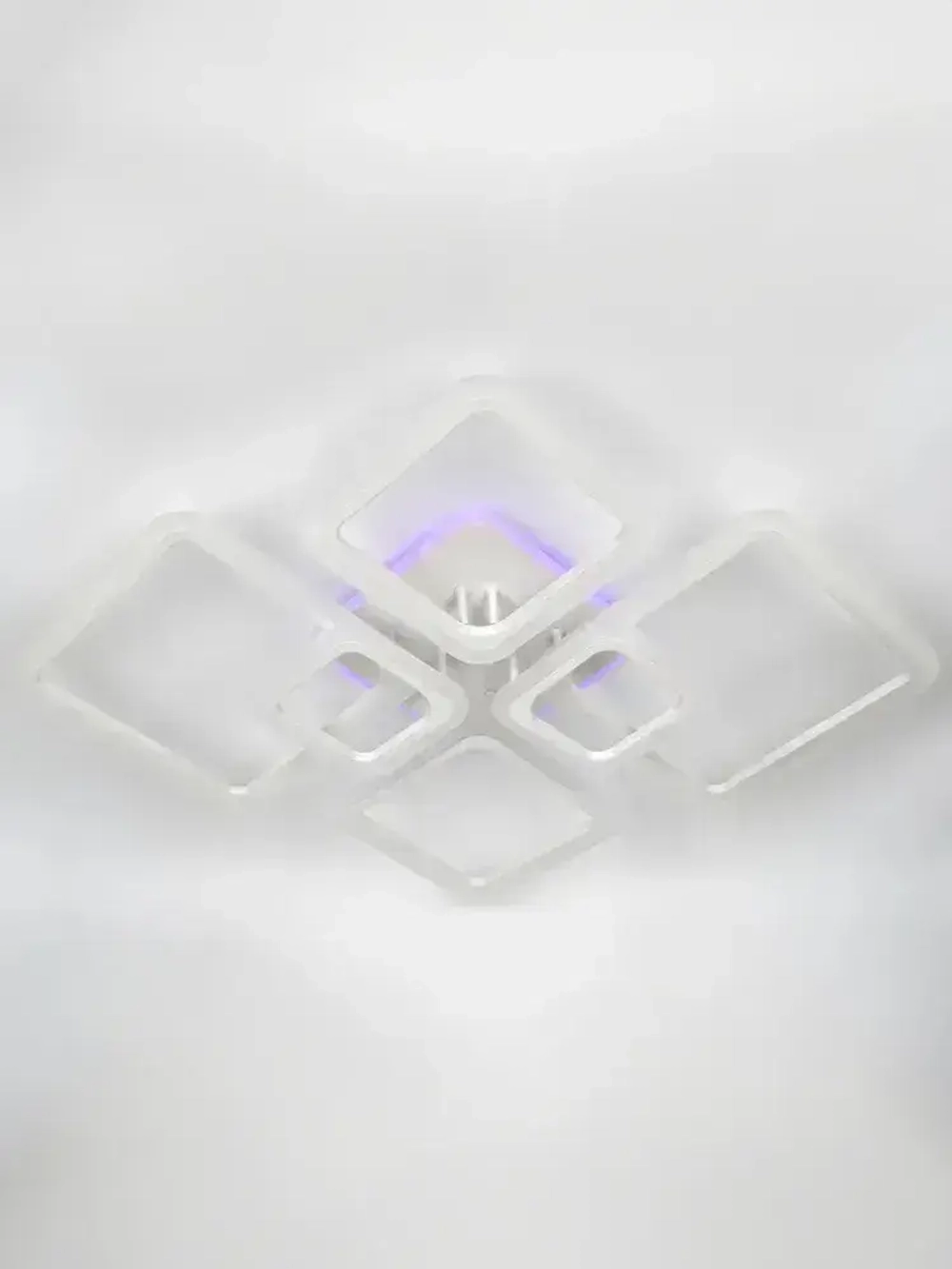 Люстра потолочная светодиодная с пультом ДУ Rivoli белая LED с RGB 180 Вт 3000 - 6000 К, светильник на кухню, в детскую, в спальню