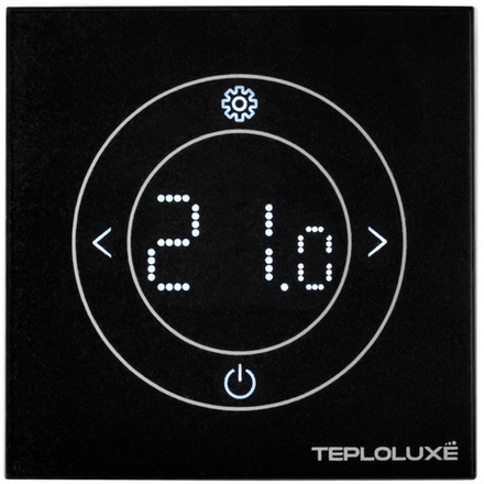 Терморегулятор электронный Теплолюкс Solus Zen Wi-Fi черный/черный