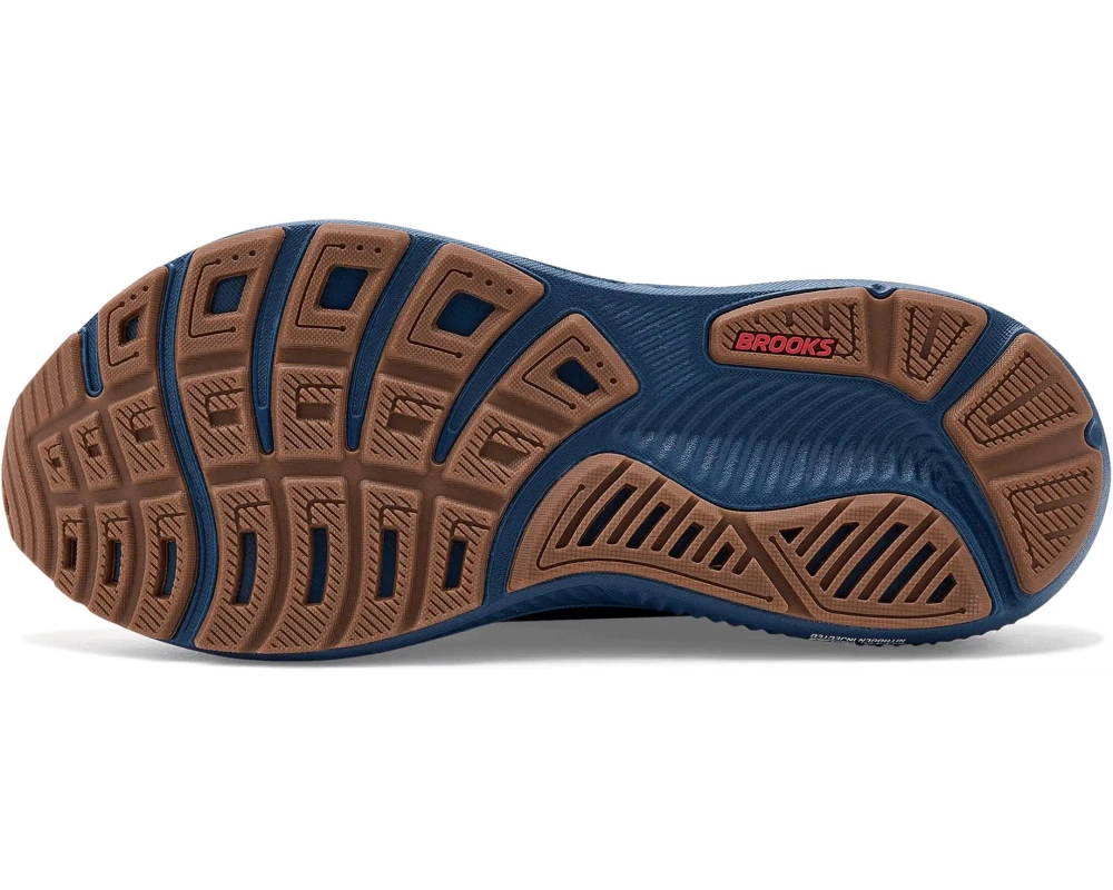 Кроссовки для бега Brooks Ghost 18 - Coconut/Red/Blue