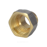 Переход латунь никель реборда Ду 40х32 (1 1/2"х1 1/4") ВР/НР 9021 ГОСТ 32585-2013 Aquasfera 9021-09