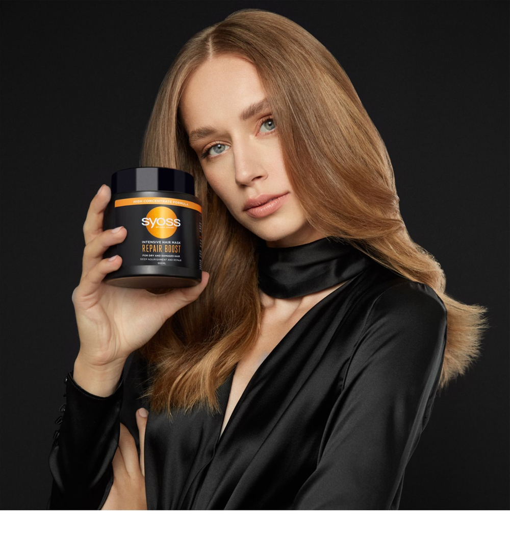 Syoss Repair Boost - глубоко укрепляющая маска для волос против ломкости волос /   500  ml  / GTIN 9000101630565