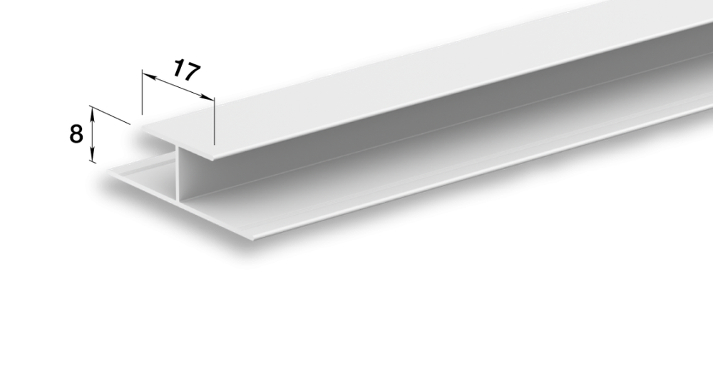 Соединительный профиль белый 3000 мм