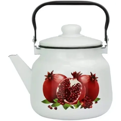 Чайник эмалированный 3,5л «Гранаты» 01-2713/4