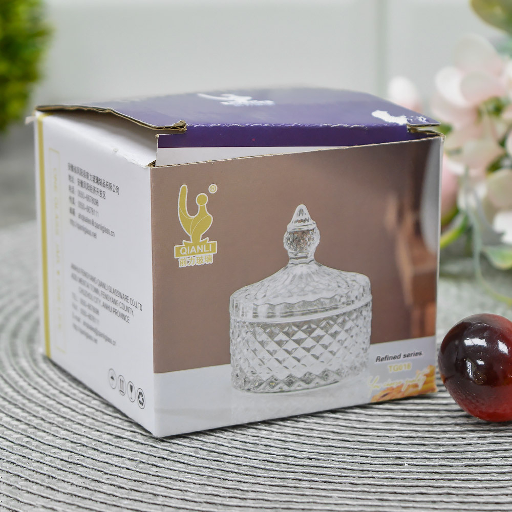 Ваза для варенья и меда 135мл, d8,5см, h9см, TG018