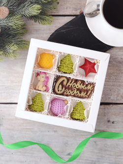 Сладкий подарок "С Новым Годом" с лошадкой #3 / Новогодний подарок