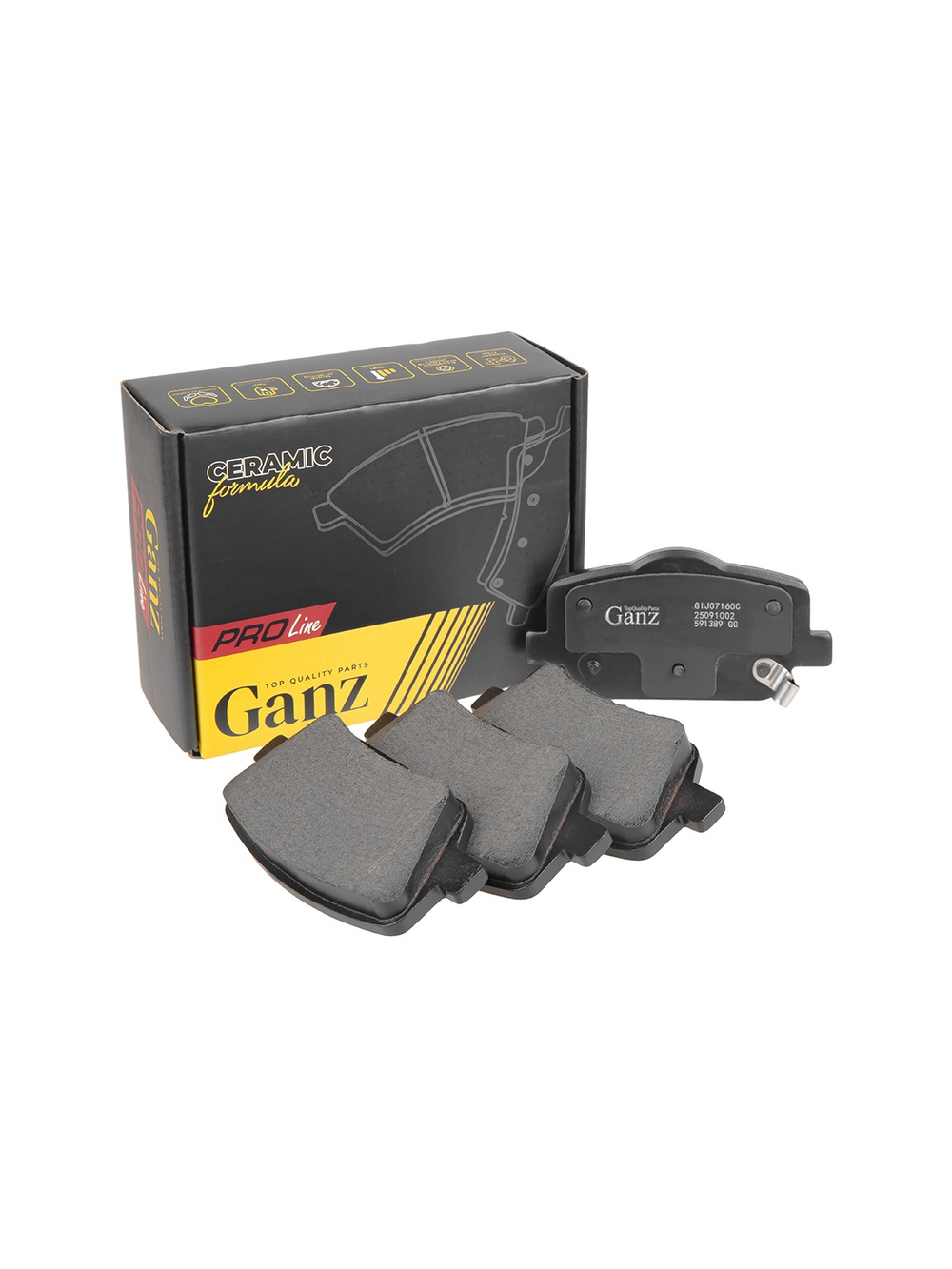 Колодки задние PRO-Line Ceramic Zeekr 001 GANZ GIJ07160C