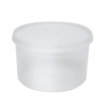 Банка 600 гр с герметичной крышкой (прозрачная матовая)