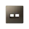 Накладка двойная ArtGallery для информационных функций типа Keystone мокко SE GAL000690