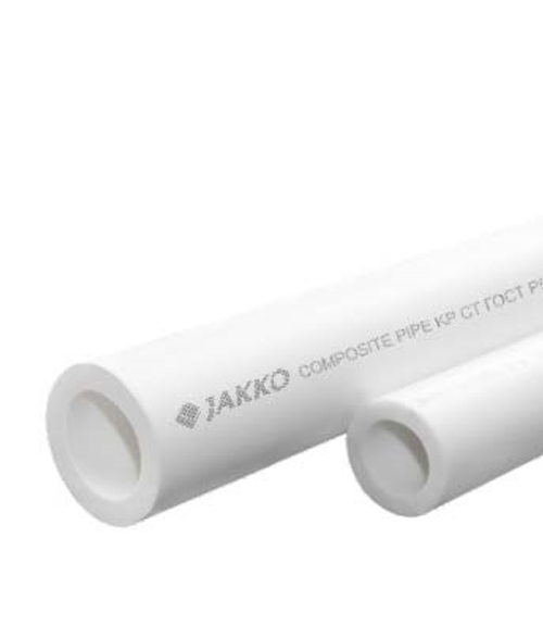 Труба ППР белый (PN20) 50 JAKKO, 2 м. 101023050R