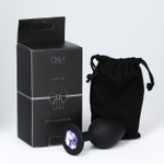 Черная силиконовая пробка Оки-Чпоки - 9,4 см. (Цвет: черный)