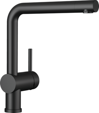 Смеситель Blanco LINUS матовый черный