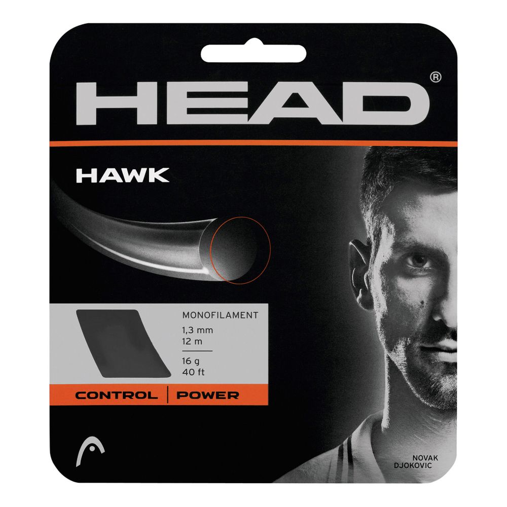 Струны теннисные HEAD Hawk String Set 12m - White